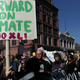 Demonstrators march at the 'Forward on Climate' rally. (David McNew/Getty Images)